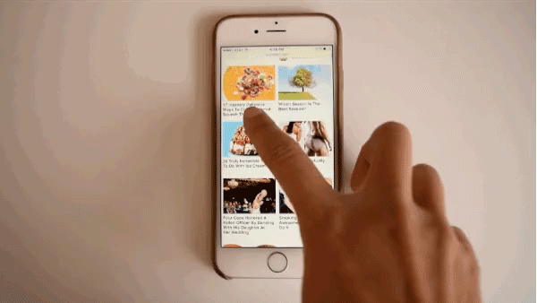 7,拍照时也可以预览 在相机界面,大力按压左下方的相册不松手,就可以