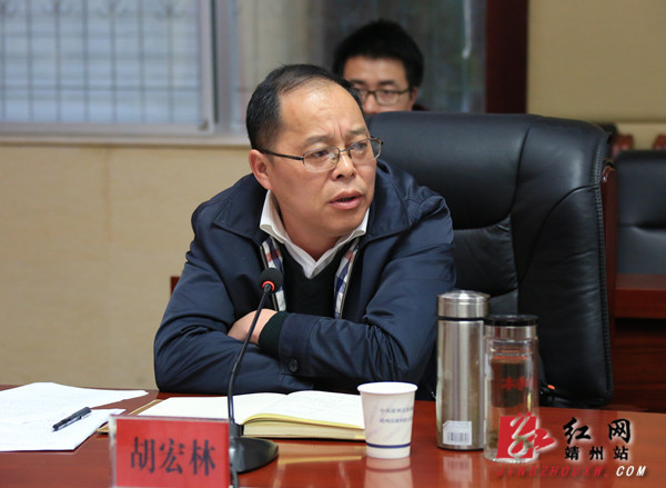 县委副书记胡宏林参加会议. 何嫘 摄